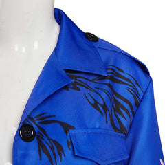Japon Bosozoku Kimono en Bleu Cosplay Costume