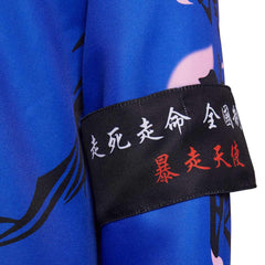 Japon Bosozoku Kimono en Bleu Cosplay Costume