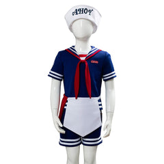 Stranger Things 3 Scoops Ahoy Steve Harrington Cosplay Costume Enfant