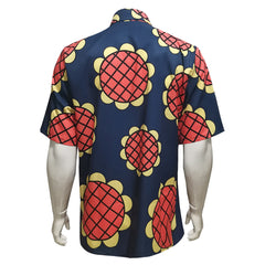 One Piece Dressrosa Arc Luffy Sunflower Chemise Cosplay Costume