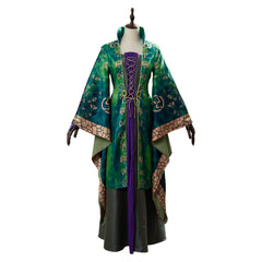 Adulte Femme Hocus Pocus Winifred Sanderson Cosplay Costume Halloween Carnival