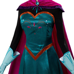 La Reine des Neiges Frozen Elsa Robe Halloween Cosplay Costume