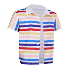 Enfant Film Rainbow Arc-en-ciel 1964 Ken Chemise Cosplay Costume