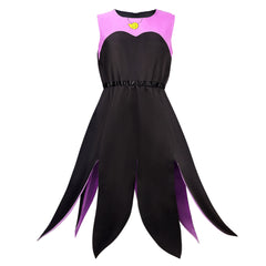 Enfant Film Ursula Noir Robe Cosplay Costume