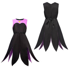 Enfant Film Ursula Noir Robe Cosplay Costume