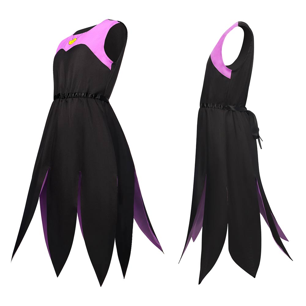 Enfant Film Ursula Noir Robe Cosplay Costume