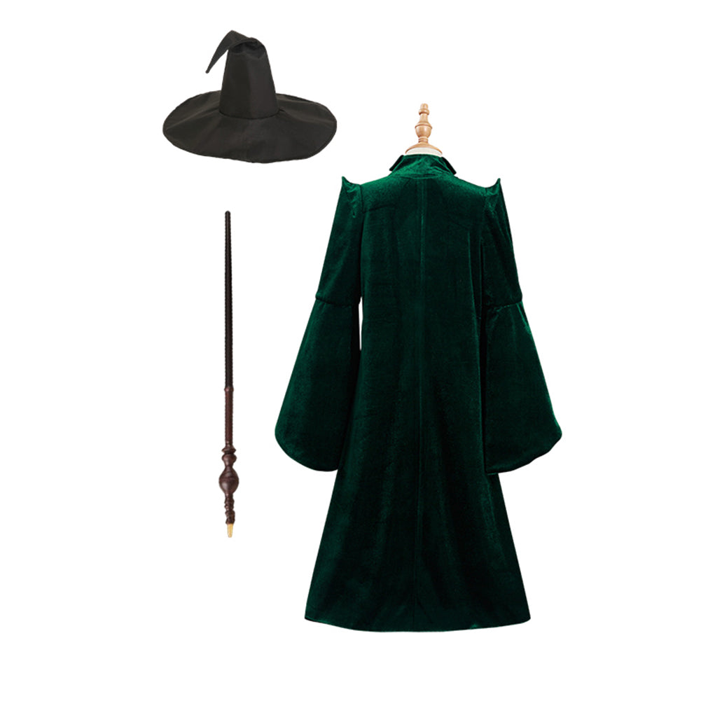 Enfant Harry Potter Minerva McGonagall Cosplay Costume