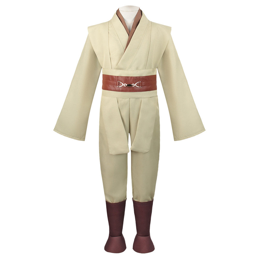 Enfant Jedi Knight Uniforme Marron Cosplay Costume
