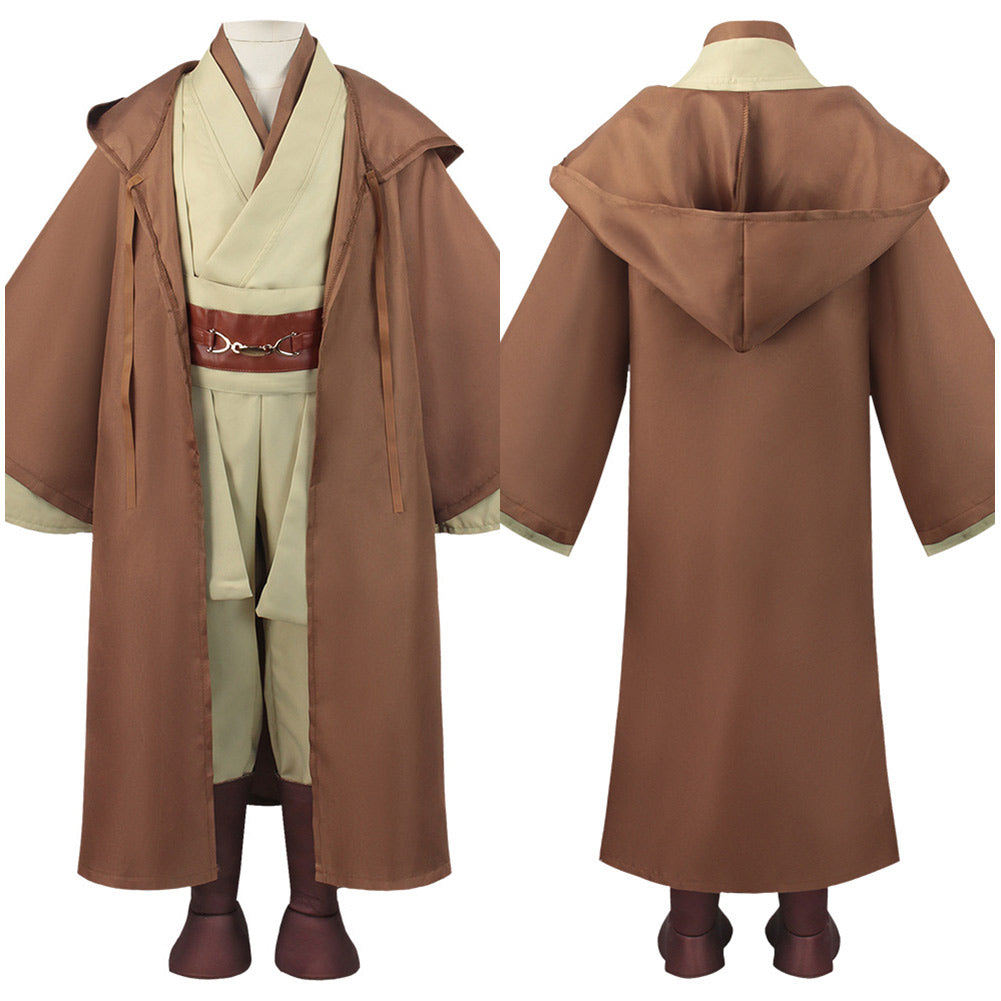Enfant Jedi Knight Uniforme Marron Cosplay Costume
