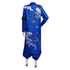 Japon Bosozoku Kimono en Bleu Cosplay Costume