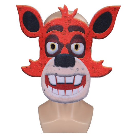 Felt cloth mask FNAF Five Nights at Freddy\\'s Foxy Cosplay Latex Masks Helmet Masquerade Halloween Party Costume Props