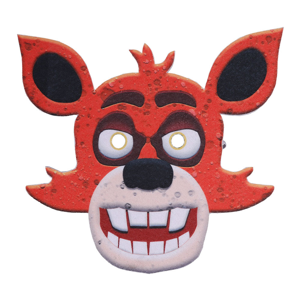 Felt cloth mask FNAF Five Nights at Freddy\\'s Foxy Cosplay Latex Masks Helmet Masquerade Halloween Party Costume Props