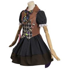 Femme Alice au Pays des Merveilles Tarrant Hightopp Cosplay Costume
