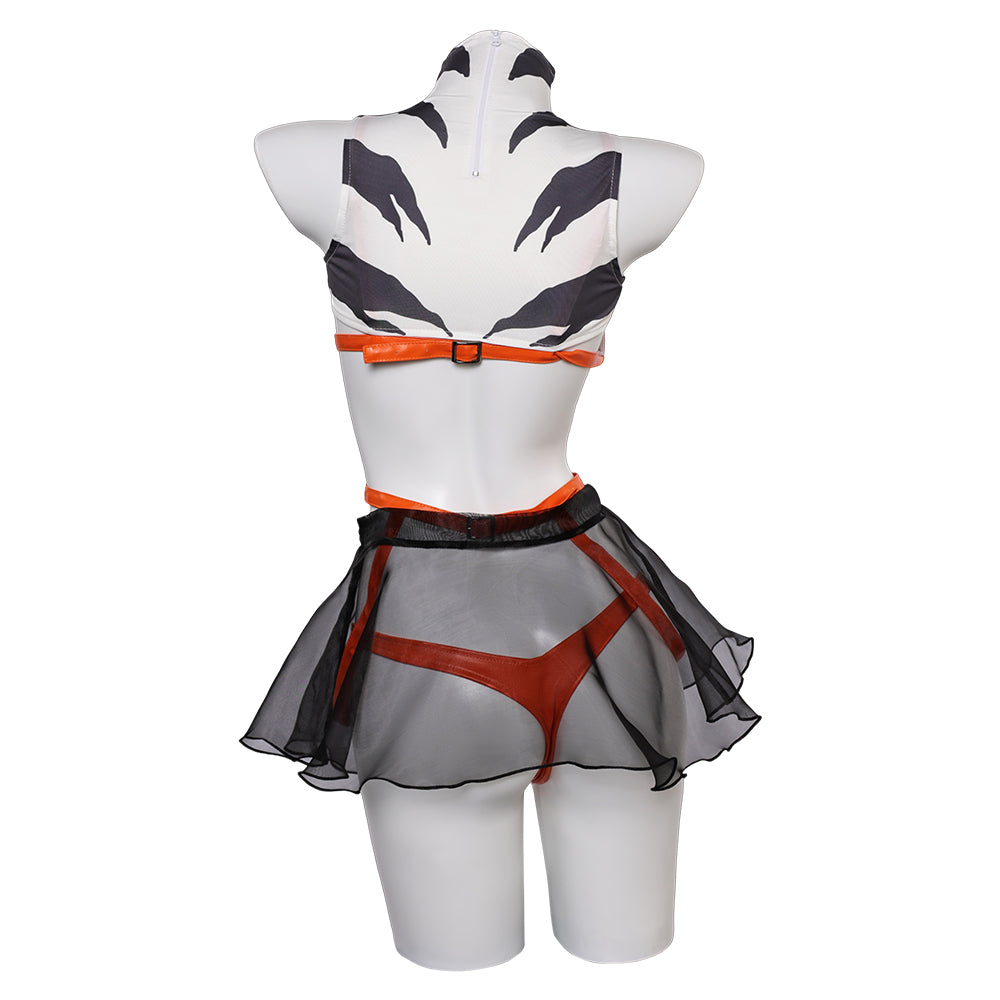 Film Ahsoka Tano Lingerie Sexy Pour Femme Cosplay Costume