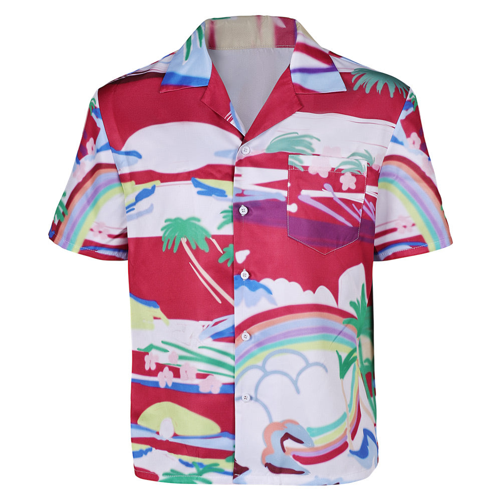 Film Argylle 2024 John Cena Chemise Imprimée Cosplay Costume