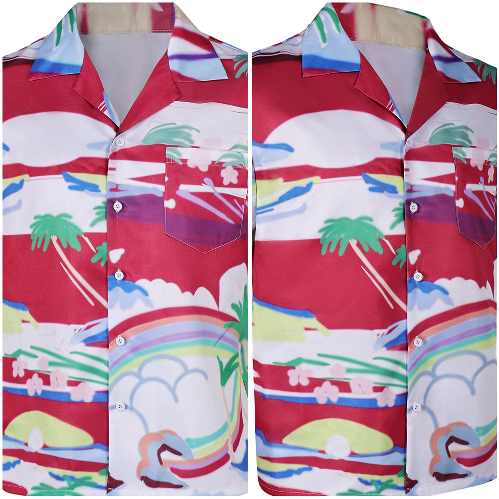 Film Argylle 2024 John Cena Chemise Imprimée Cosplay Costume