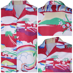 Film Argylle 2024 John Cena Chemise Imprimée Cosplay Costume