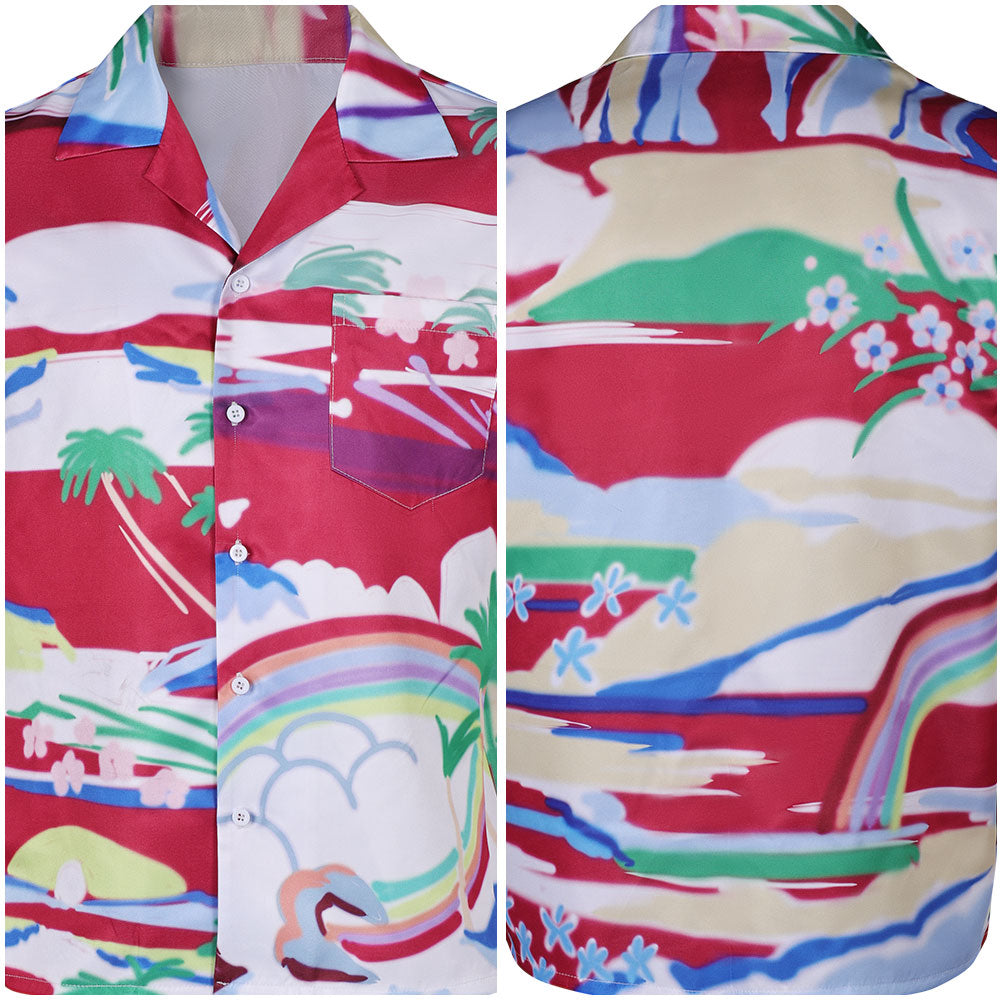 Film Argylle 2024 John Cena Chemise Imprimée Cosplay Costume