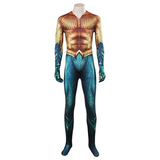 Film Arthur Curry Aquaman 2 Homme Combinaison Cosplay Costume