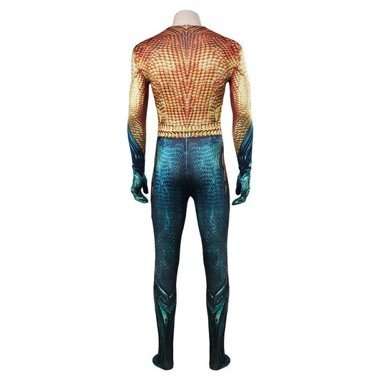 Film Arthur Curry Aquaman 2 Homme Combinaison Cosplay Costume