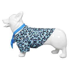 Film Barbie Ken Chemise Imprimée Bleu Costume Pour Animal