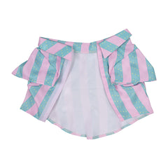 Film Barbie Ken Chemise Imprimée Rayures Roses et Vertes Costume Pour Animal