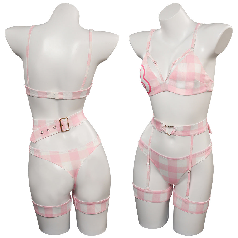 Film Barbie Margot Robbie Barbie Bunny Girl Cosplay Costume