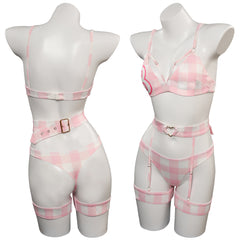Film Barbie Margot Robbie Barbie Bunny Girl Cosplay Costume