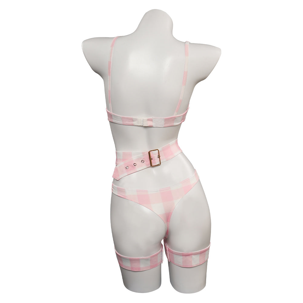 Film Barbie Margot Robbie Barbie Bunny Girl Cosplay Costume