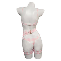 Film Barbie Margot Robbie Barbie Bunny Girl Cosplay Costume