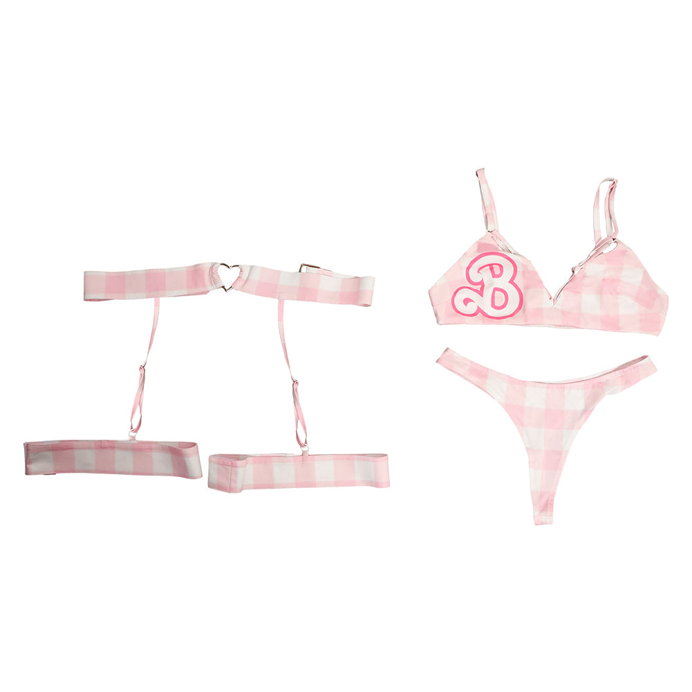 Film Barbie Margot Robbie Barbie Bunny Girl Cosplay Costume