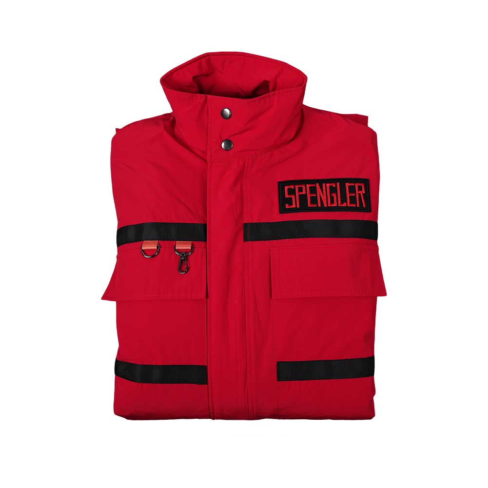 Film Ghostbusters 2024 Gary Grooberson Veste Rouge Cosplay Costume