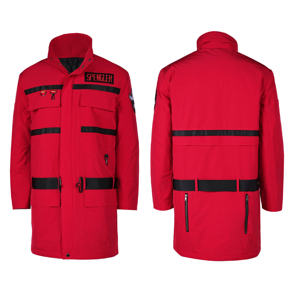 Film Ghostbusters 2024 Gary Grooberson Veste Rouge Cosplay Costume