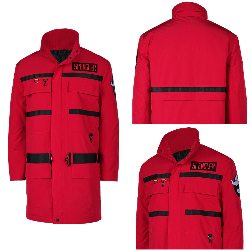 Film Ghostbusters 2024 Gary Grooberson Veste Rouge Cosplay Costume