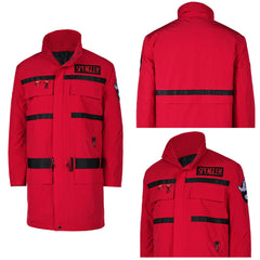 Film Ghostbusters 2024 Gary Grooberson Veste Rouge Cosplay Costume