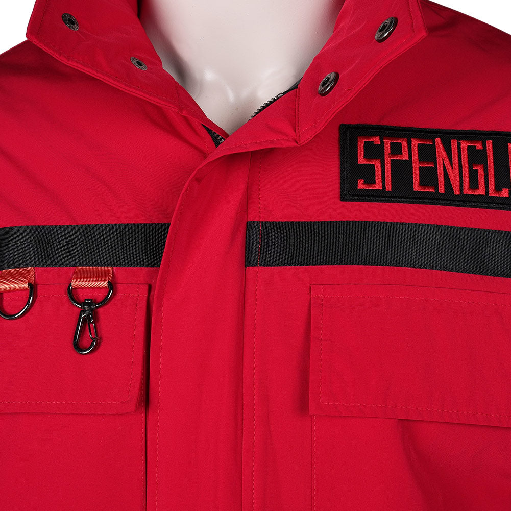 Film Ghostbusters 2024 Gary Grooberson Veste Rouge Cosplay Costume