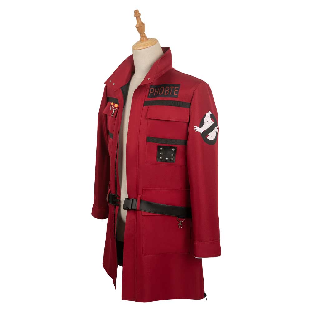 Film Ghostbusters 2024 Phoebe Spengler Veste Rouge Cosplay Costume