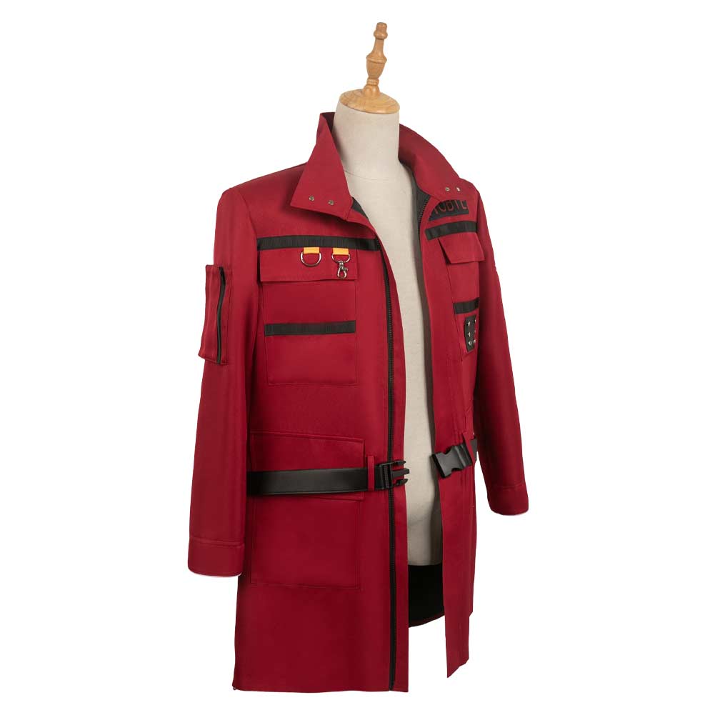 Film Ghostbusters 2024 Phoebe Spengler Veste Rouge Cosplay Costume