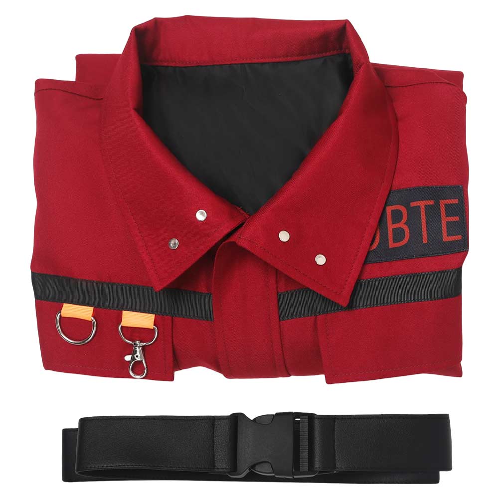 Film Ghostbusters 2024 Phoebe Spengler Veste Rouge Cosplay Costume