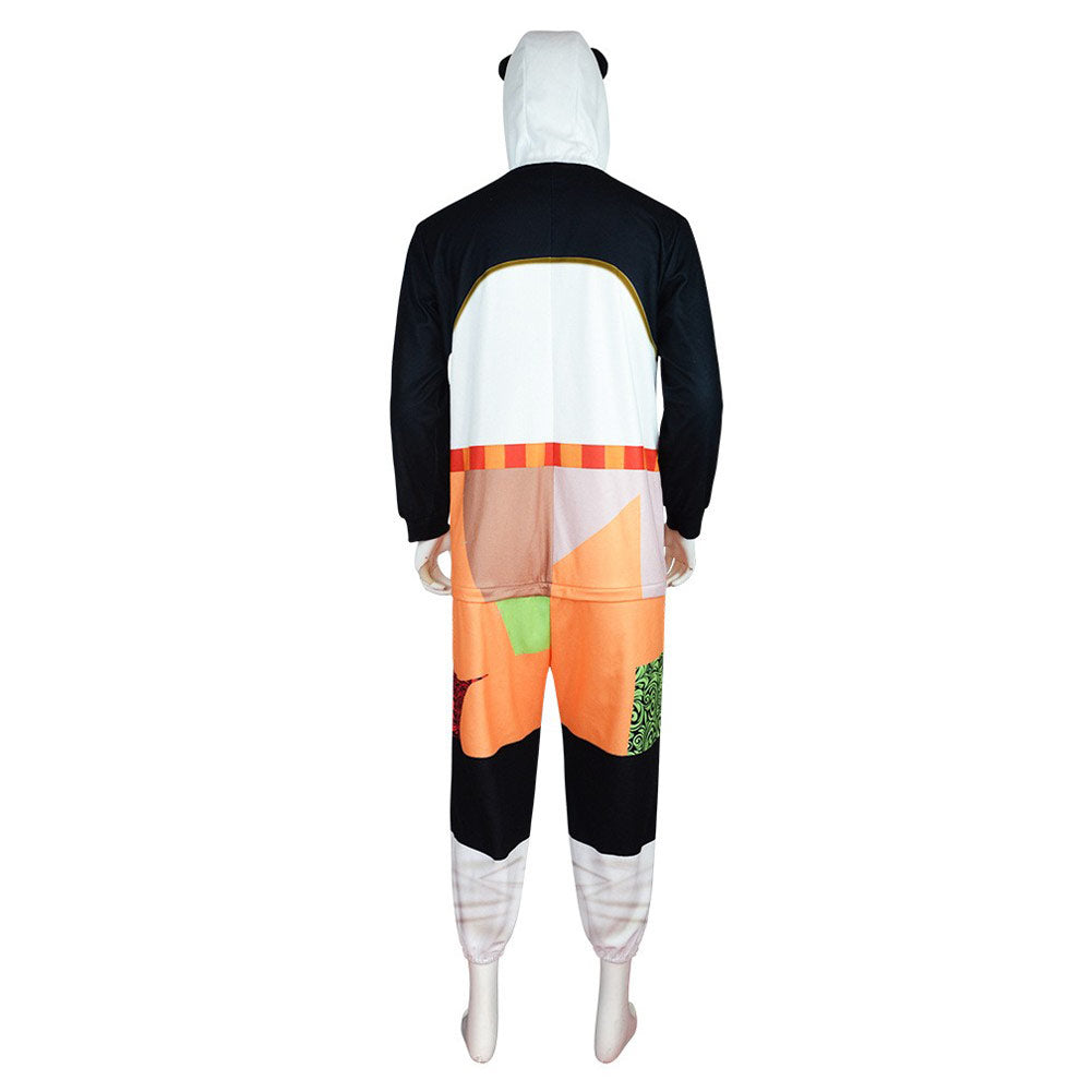 Film Kung Fu Panda 4(2024) Po Pyjama+Cape Cosplay Costume