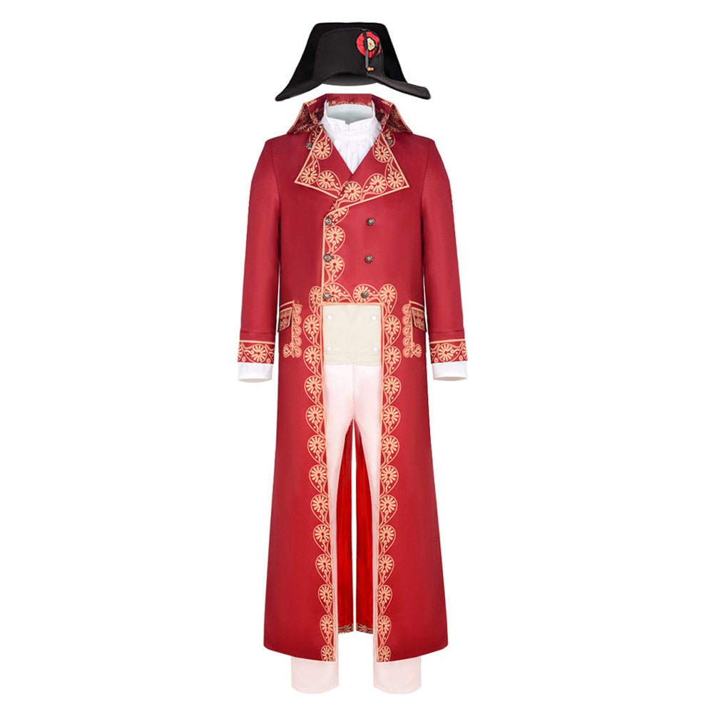 Film Napoléon(2023) Napoléon Tenue Rouge Cosplay Costume