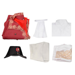 Film Napoléon(2023) Napoléon Tenue Rouge Cosplay Costume