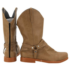 Film Obi-Wan Kenobi Bottes Kaki Cosplay Chaussures