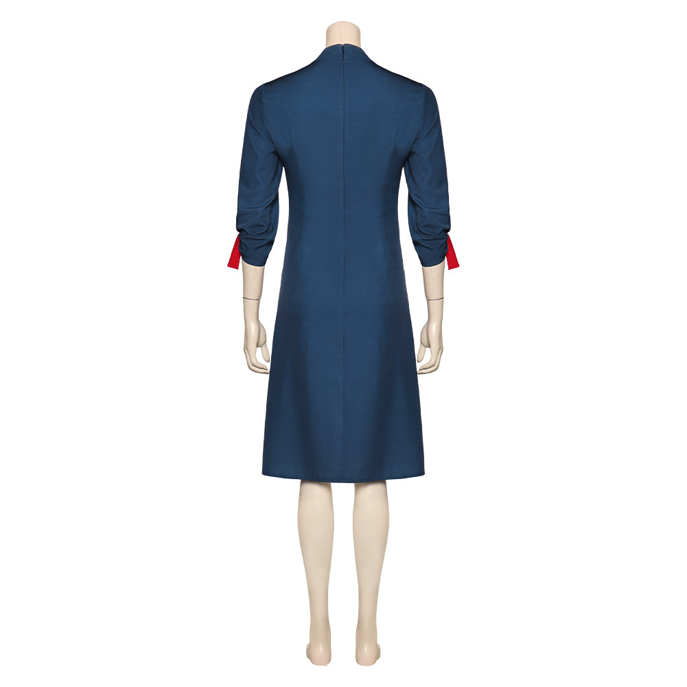 Film The Hunger Games(2023) Tigris Snow Robe Bleue Cosplay Costume