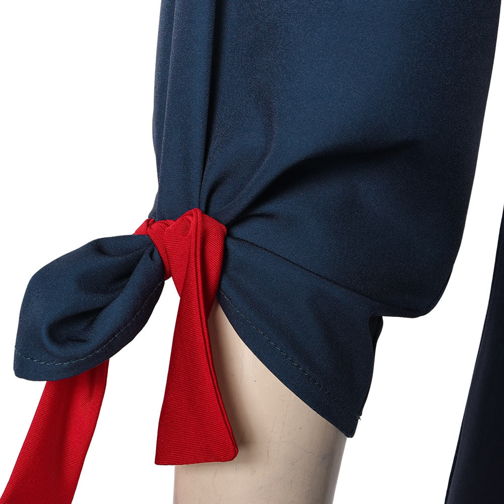 Film The Hunger Games(2023) Tigris Snow Robe Bleue Cosplay Costume