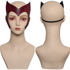 Film What If Saison 2(2023) Scarlet Witch Coiffe Rouge Cosplay
