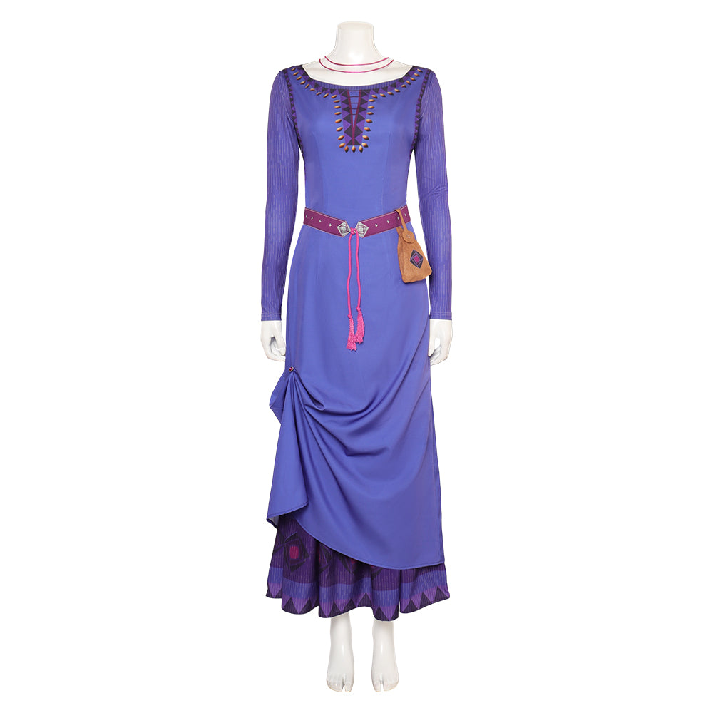 Film Wish Asha Cosplay Costume