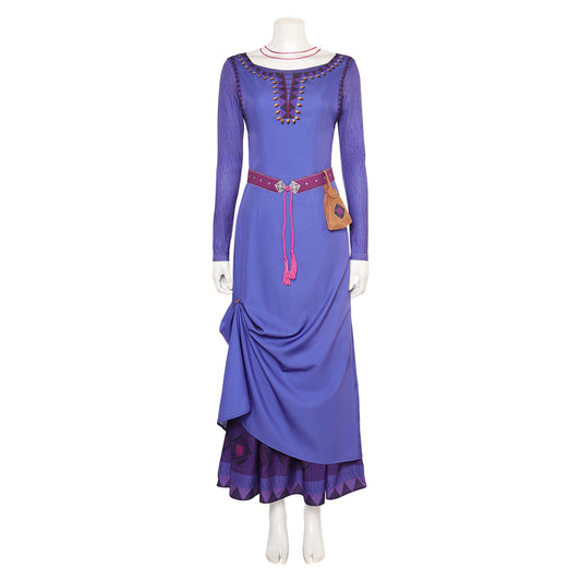 Film Wish Asha Cosplay Costume