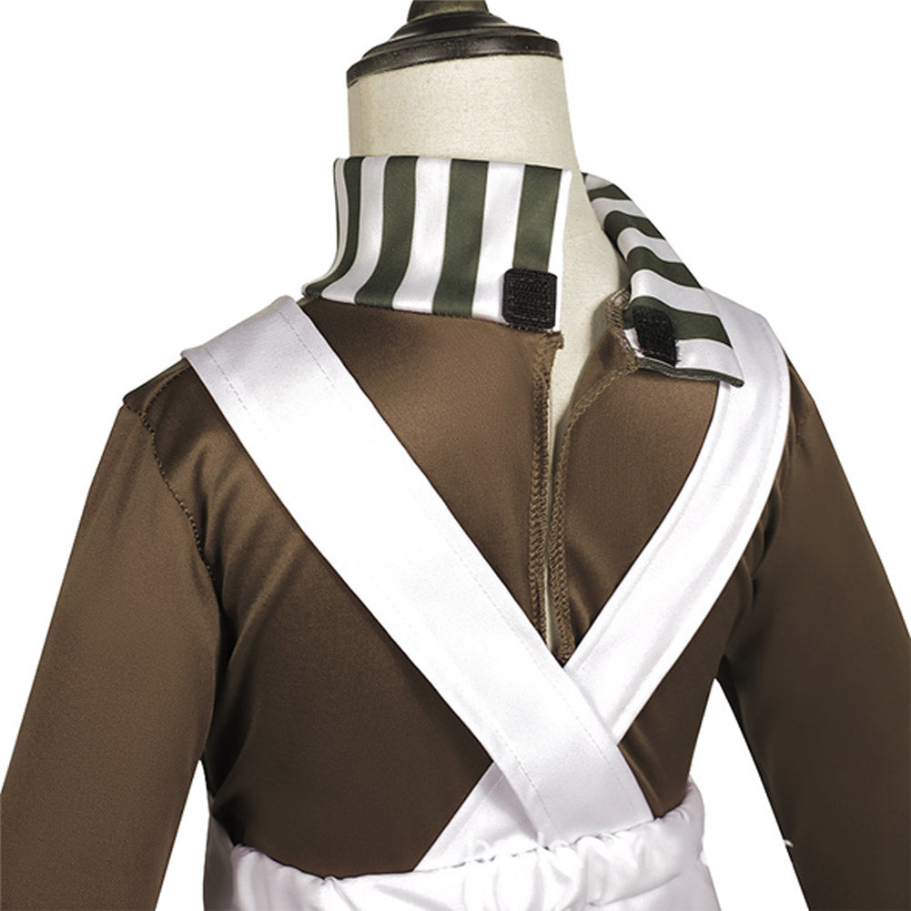 Film Wonka Oompa Enfant Cosplay Costume