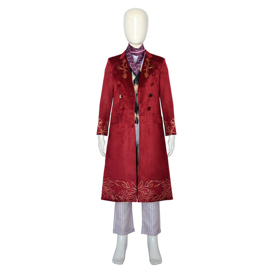 Film Wonka(2023) Wonka Enfant Uniforme Cosplay Costume